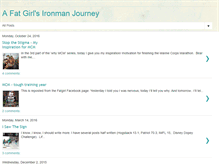Tablet Screenshot of fatgirlironmanjourney.com